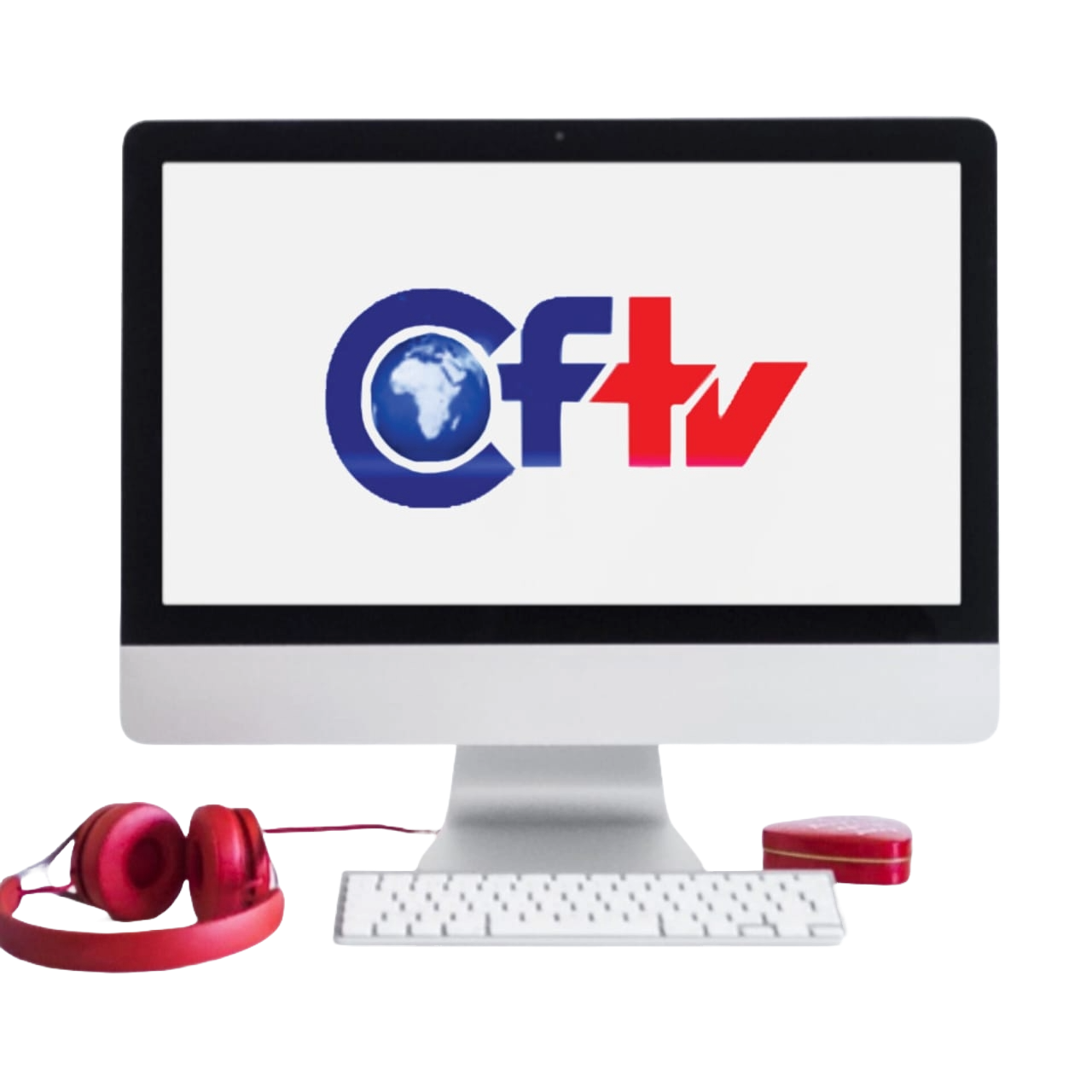 icon of a desktop monitor with CFTV
